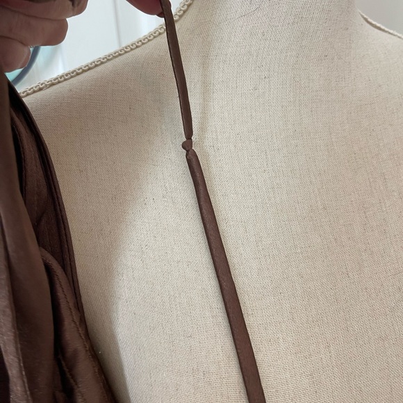 Ladies Vintage Bronze Dress Size M - Picture 8 of 8